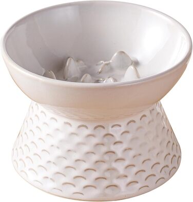 Керамічна годівниця для котів Qcapet, піднята миска для їжі