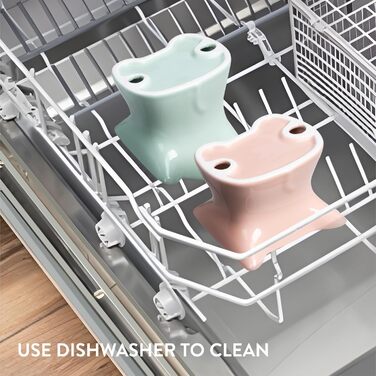 Набір мисок для котів Navaris 2 шт. - Підвищені миски з кераміки - Миски для їжі та води, придатні для миття в посудомийній машині