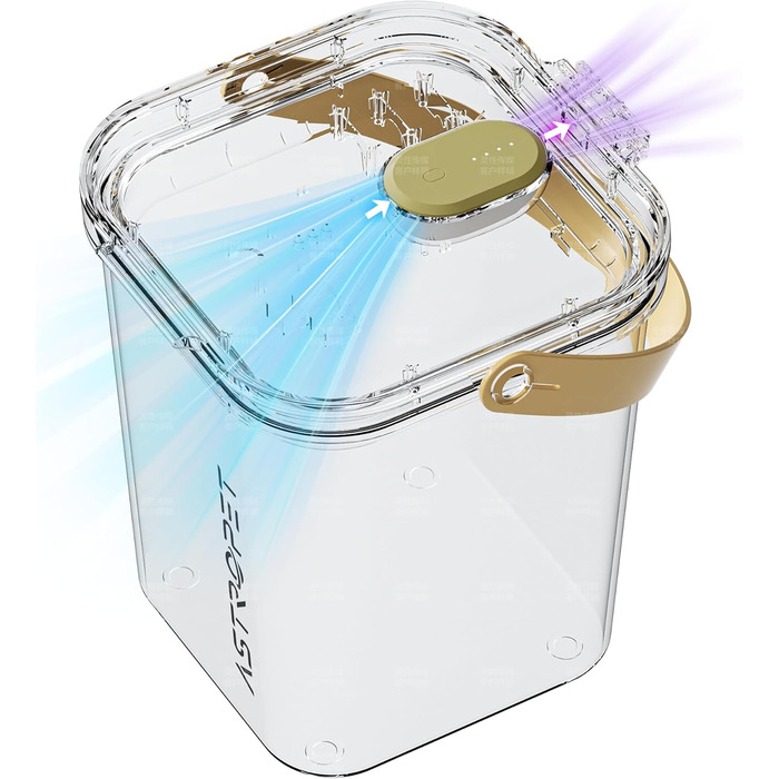 Контейнер для корму AstroPet для собак та котів, вакуумний, повітряний, з герметичним кришкою, зберігає свіжість корму