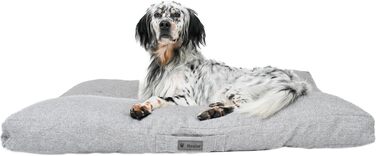 Ортопедична подушка для собак, велика, сіра, з ефектом пам'яті, водонепроникна, для суглобів, машинного прання