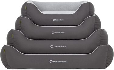 Ліжко для собак середніх порід Doctor Bark - м'яке та зручне, зелений колір (97x75 см)