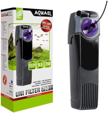 Внутрішній акваріумний фільтр Aquael UNIFILTER 750 UV, для очищення води з ультрафіолетом