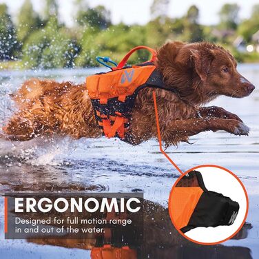 Рятувальний жилет для собак Non-stop dogwear Protector, розмір 6, для плавання, SUP, реабілітації