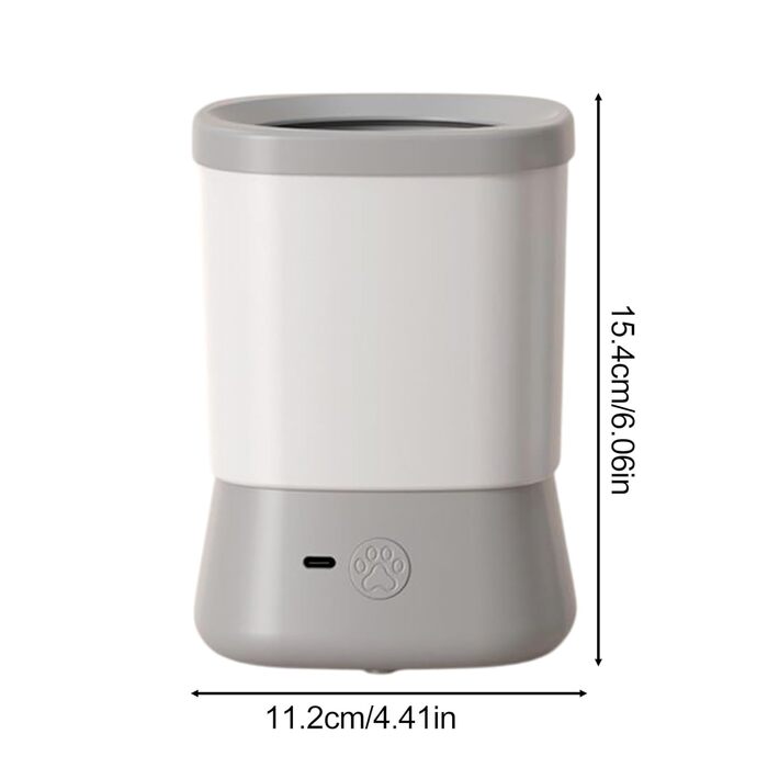 Автоматичний очищувач лап для собак Weqizuerqi | 2-ступенева очистка, аксесуар для догляду, ідеально для прогулянок, подорожей, дому