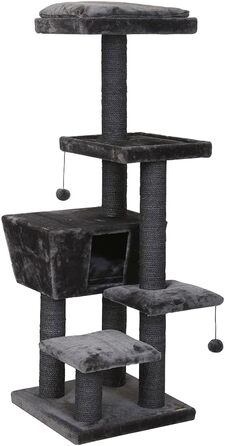 Дряпка для котів Europet Bernina Trend North Dakota, 48x48x141 см, сіра