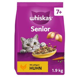 Сухий корм для дорослих котів Whiskas з куркою, 3.8 кг (набір з 6 упаковок по 1.9 кг)