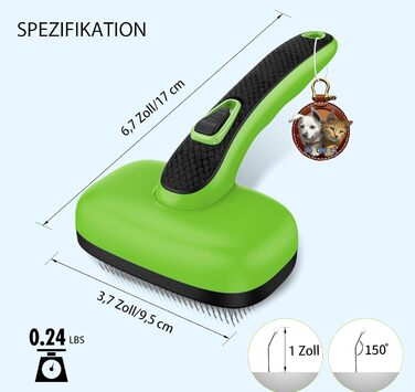 Набір для догляду за собаками (5 шт.) - щітка для вичісування линяючого хутра собак та котів. Видаляє відмерте хутро та запобігає утворенню ковтунів. Колір: блакитний (5 шт.), зелений (3 шт.)