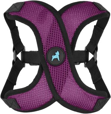 Шлея для собак Gooby Comfort X Step In Lite – не задушує, не знімається, з дихаючою сіткою, для малих і середніх порід, з швидкознімною пряжкою