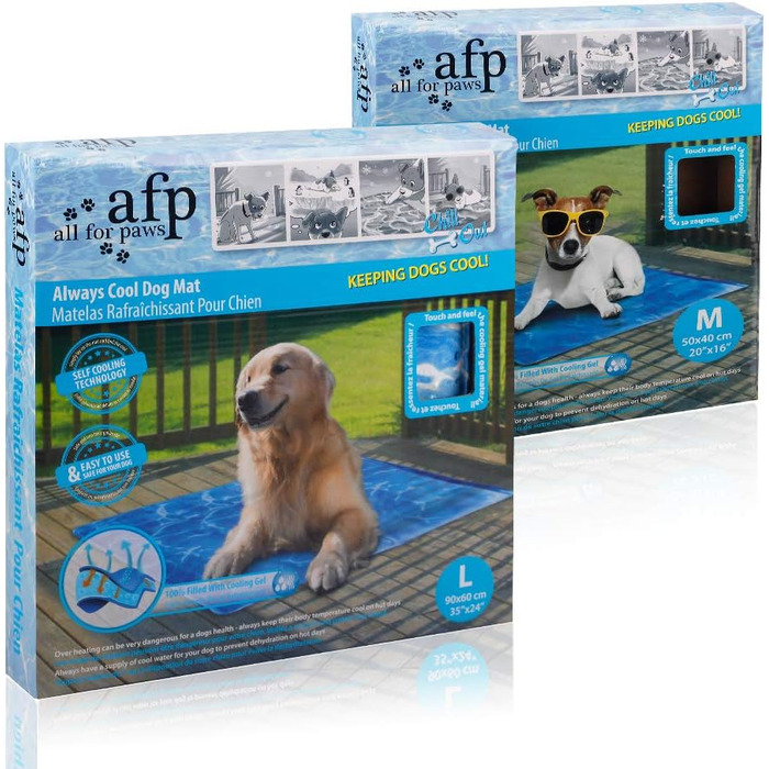 Охолоджувальний килимок для собак All for Paws Chill Out, великий