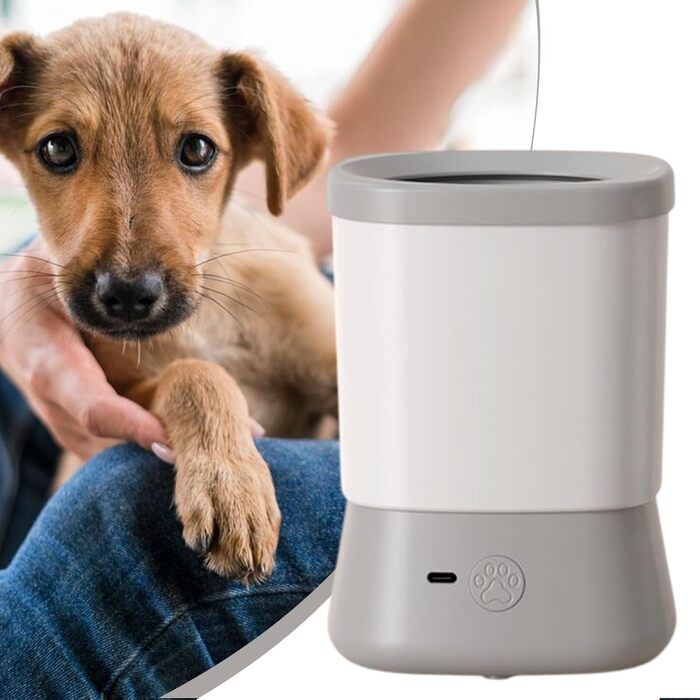 Автоматичний мийка лап для собак Duroecsain | 2 швидкості, вологостійка, для щоденного використання