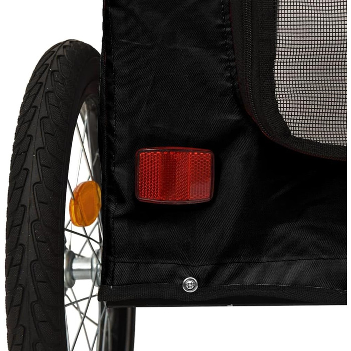 Фургон для собак VidaXL, чорний, 45 кг, 125 x 64 x 66 см