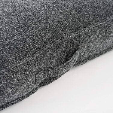 JAMAXX Преміум подушка для собак ортопедична, 120x90 см, сіра, знімний чохол з Chinille