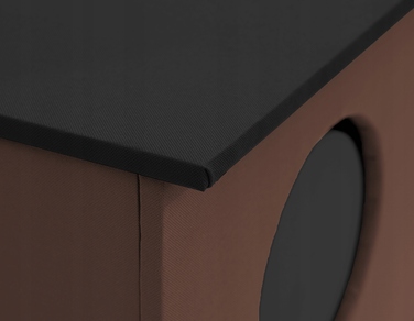 Будиночок для кота Mr. Riddick, багатоколірний, квадратний (43 см x 41,5 см x 34 см)