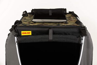 Транспортний бокс для собак та котів, 91х64х64 см. Переноска для тварин, клітка для собак, переноска для подорожей (камуфляж)