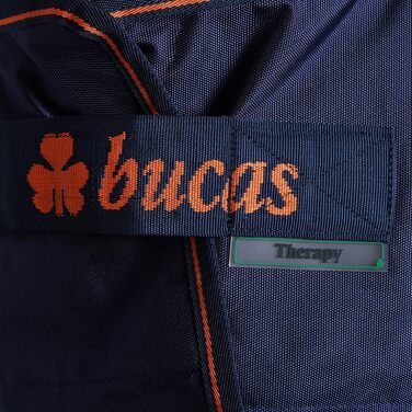 Терапевтична волога кінська попона Bucas Therapy Light, темно-синя/помаранчева