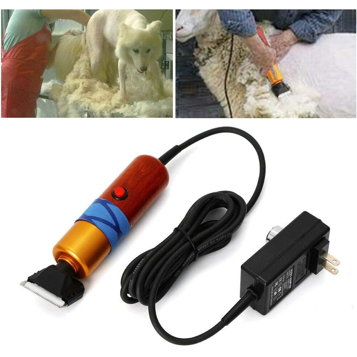 Професійна машинка для стрижки собак, котів та інших тварин, 200W. Електрична шерхорізка для собак, котів, кроликів, мулів та коней