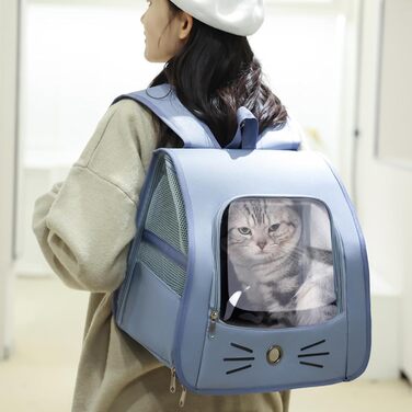 Рюкзак для собак і котів, дихаючий, для подорожей та прогулянок (до 10 кг)