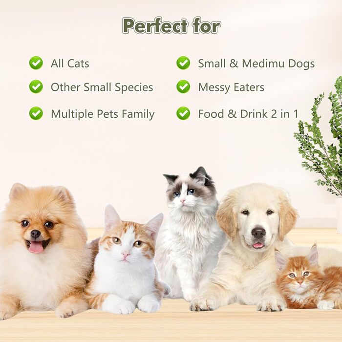 Керамічні годівниці для котів та собак, піднята платформа, набір мисок для їжі та води, антивикидування, годівниця для домашніх тварин