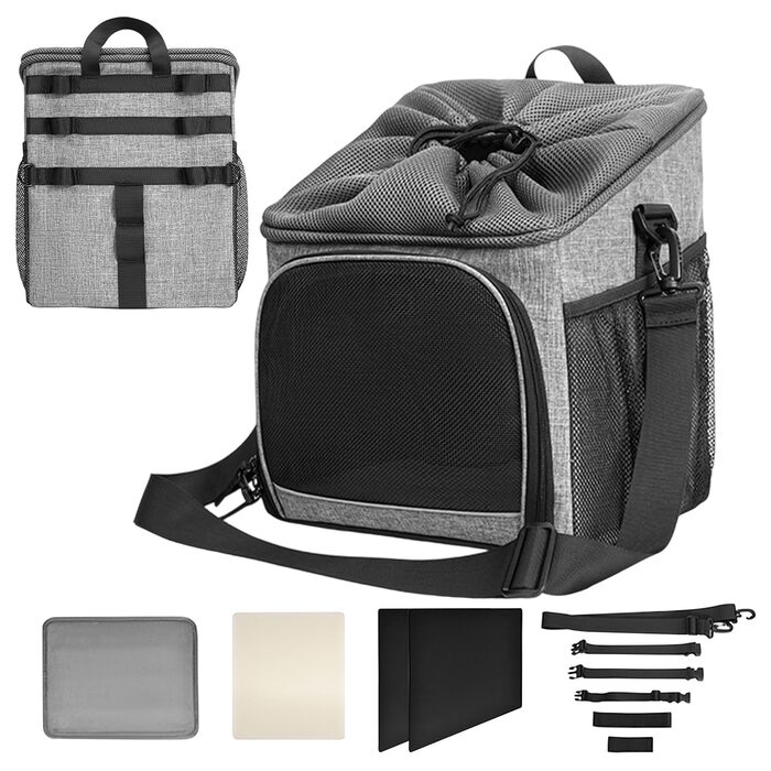 Корзина для собаки на велосипед – легка знімна сумка з дихаючим аксесуаром для транспортування, подорожей, покупок та кемпінгу