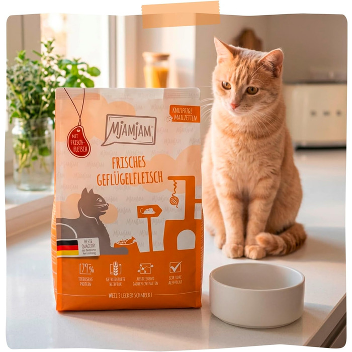Сухий корм для котів MjAMjAM Premium беззерновий з качкою, 1.5 кг