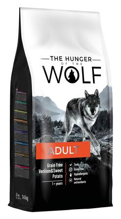 Сухий корм для собак великих та дуже великих порід The Hunger of the Wolf з дичиною та солодкою картоплею для здоров'я суглобів, 14 кг