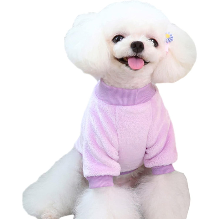 Теплий в'язаний пуловер для собак Jecikelon, зимовий, м'який, зелений, для цуценят, розмір XX-Small