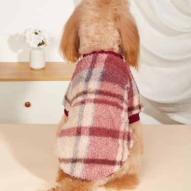 Теплий зимовий пуловер для собак Jecikelon з візерунком, розмір L, для маленьких собак, м'який, комфортний, одяг для собак та котів
