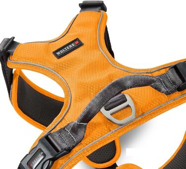 Шлея для собак WOLTERS Active Pro Comfort, 70-85 см, помаранчева/антрацит