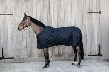 Водонепроникна попона для коня Kentucky Horsewear All Weather Classic, синя, 125 см (0 г наповнювач)