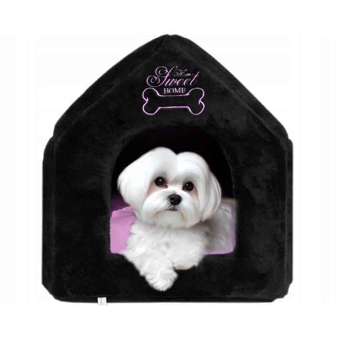 Будиночок-ліжечко для маленьких собак: затишна будка та м'яке місце для відпочинку