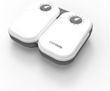 Автоматична годівниця Cat Mate C200 для котів і малих собак з таймером, охолоджувачем, для вологого та сухого корму, біла