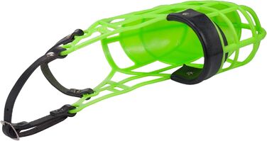 Нашийник-маска для породистих собак (Грейхаунд) - зелений. Легкий, дихаючий, безпечний для прогулянок, ветеринара та захисту від отруєнь. Міцний та довговічний.