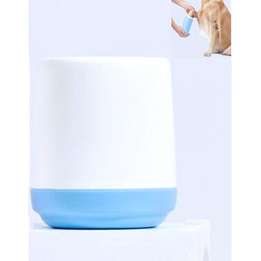 Автоматична мийка для лап домашніх тварин AXTMR з масажем, силікон, для собак та котів, Blue 150 мл