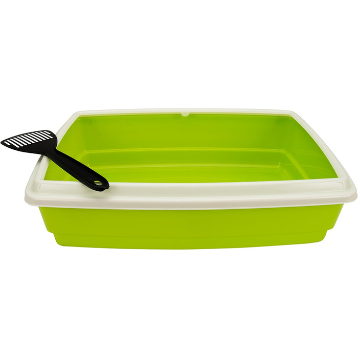 Туалет для котів Aimé Agrobiothers з бортиками та совок, 54 см