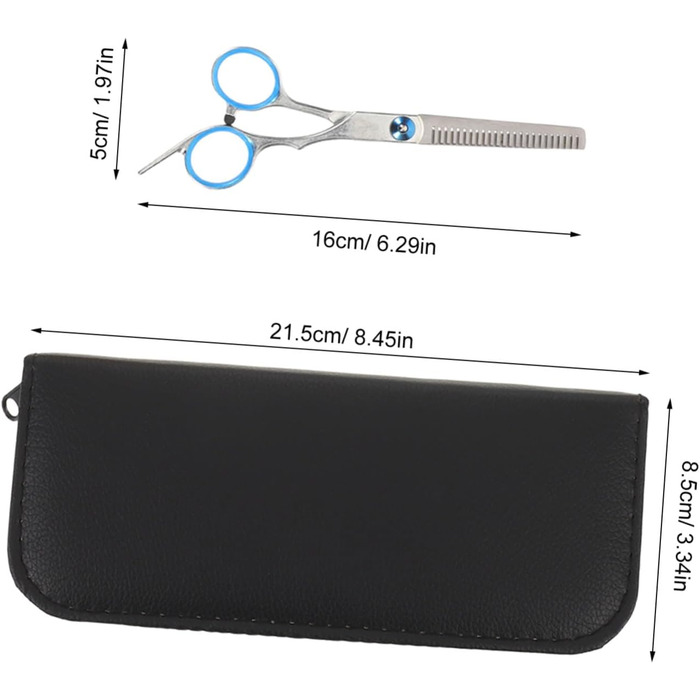 Набір професійних ножиць для грумінгу собак та котів. Зручні ножиці з вигнутими та прямими лезами. Зі сталі, з кейсом.