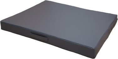 Килимок для собак CopcoPet Jumbo сірий 110 x 80 x 8 см - міцний, з штучної шкіри, легко миється, не слизький, для середніх собак, для дому, саду, переноски, кемпінгу