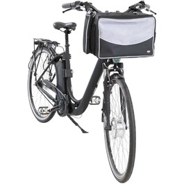 Кошик на велосипед TRIXIE Front-Box, 41x26x26 см, чорний/сірий