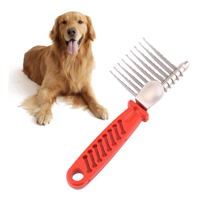 Набір гребінців для грумінгу тварин POPETPOP: щітка для вичісування шерсті собак та котів (3 шт.)