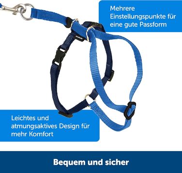 Шлейка PetSafe Easy Walk для котів, з еластичною шнурковою лінійкою, розмір L, червона, CWMK-L-RED-19