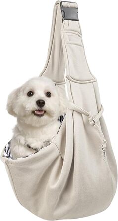 Сумка-переноска для собак та котів | Зручна переноска для тварин для прогулянок та подорожей, регульовані ремені, легкий аксесуар для активного відпочинку, бежевий колір