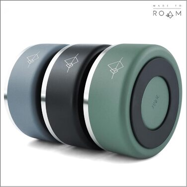 Преміум миска для собак MADE TO ROAM Everest, нержавіюча сталь, вакуумна ізоляція, 1,8 л, нековзна, ручка, Virginia Mountains