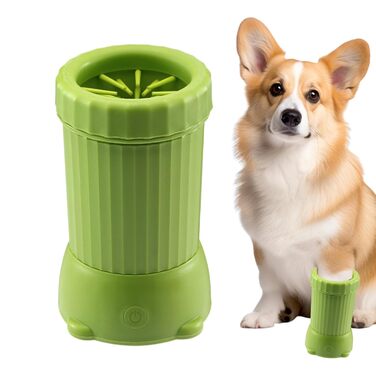 Автоматичний мийник лап для собак | USB-зарядка | Для дому | Великі та середні породи, коти | Зелений