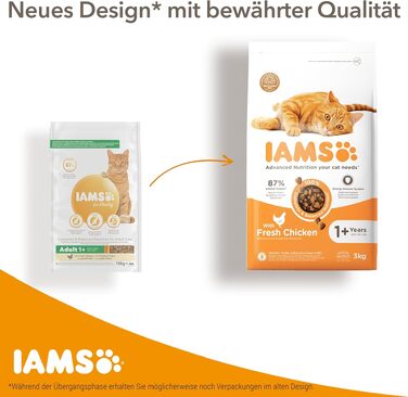 Сухий корм для котів IAMS Indoor з куркою для кішок, що живуть у приміщенні, 10 кг