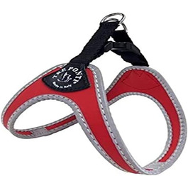 Миска для собак Tre Ponti, червона, розмір 1.5-4 кг, обхват грудей 29-33 см