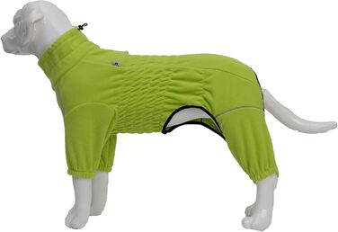 Зимовий теплий одяг для собак, тепла куртка для собак, флісовий одяг для собак з блискавкою, одяг для собак на вулицю Green XXL