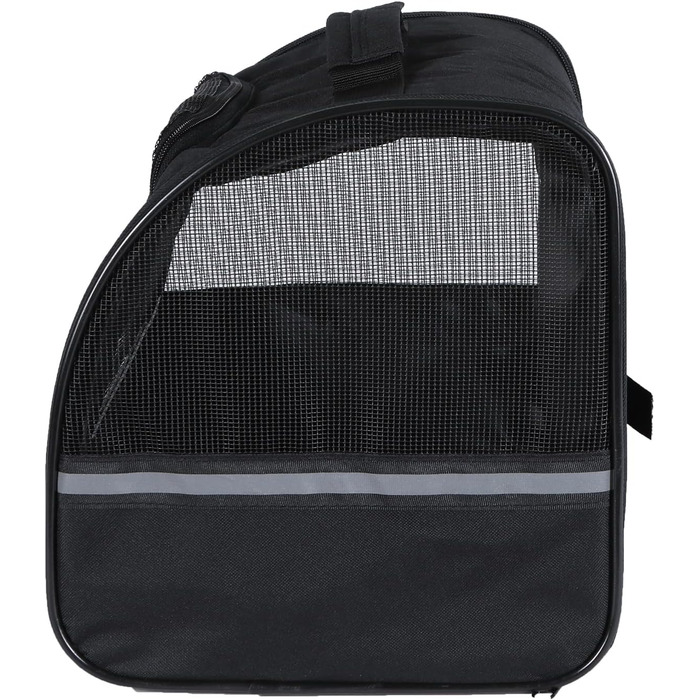 Транспортна сумка для собак H4L чорна 38x28x30 см - переноска, переносна сумка, бокс для собак