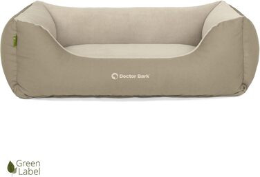 Крізь для собак маленьких порід GreenLabel - м'яке та затишне ліжко для собак (74x55 см, золотисто-коричневе)