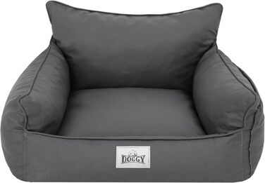 Крісло-ліжко для собак та котів, 57x55x30 см, графіт