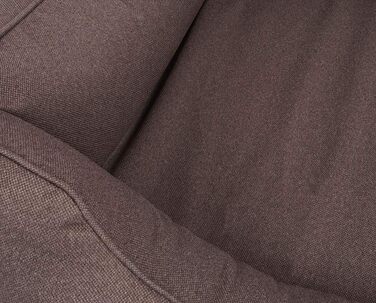 Ортопедичне водонепроникне собаче ліжко Knuffelwuff Leon з велюру, ручної роботи, XL 105 x 75 см, сірувато-коричневе, знімний чохол, можна прати, для великих, середніх та маленьких собак