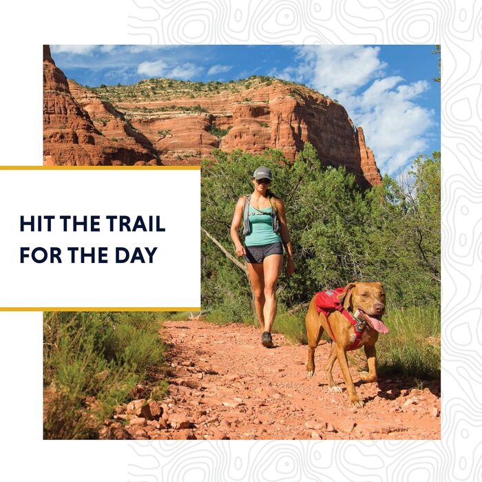 Рюкзак для собак Ruffwear Trinkrucksack, 600 мл, малі породи, регульований, блакитний (Singletrak Pack S)